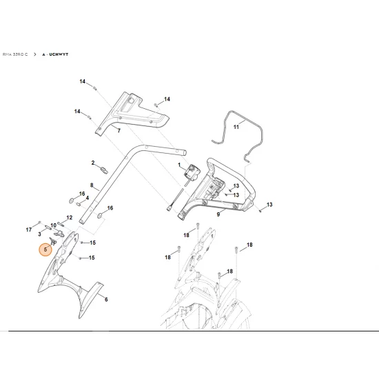 STIHL Sprężyna kątowa 6338 703 4900